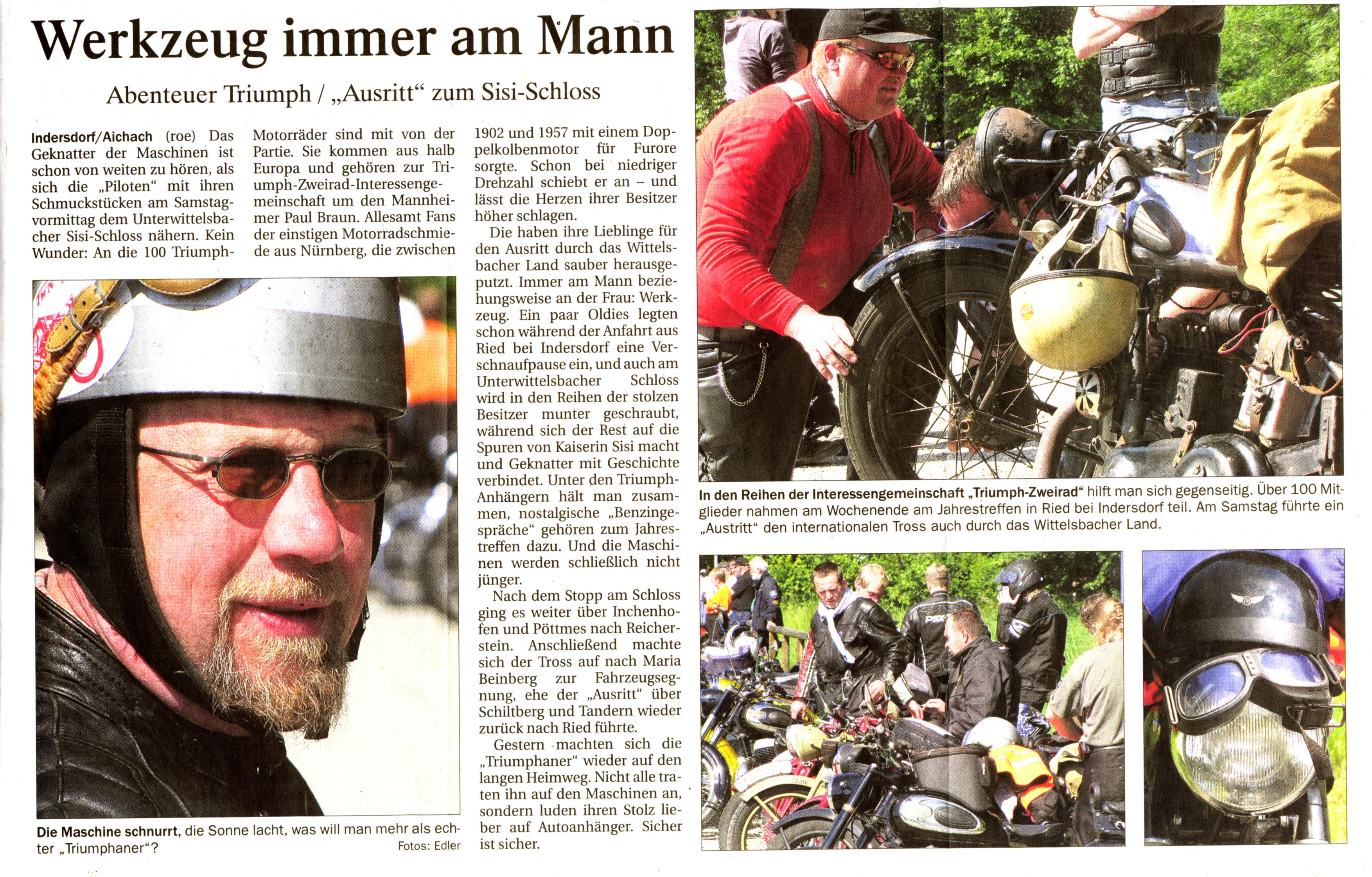 Aichacher Zeitung 15. Juni 2009