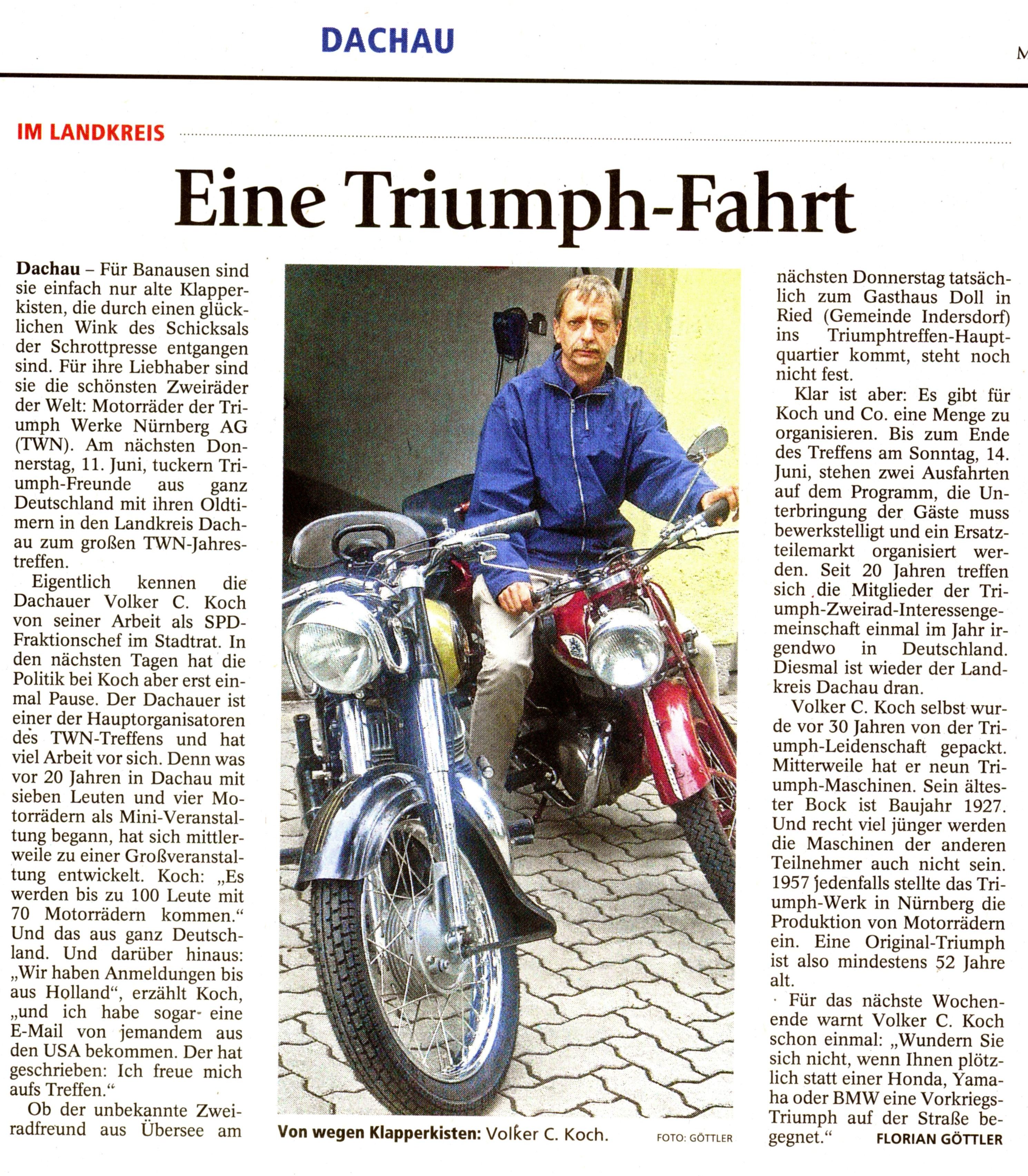 Dachauer Nachrichten 8 Juni 2009