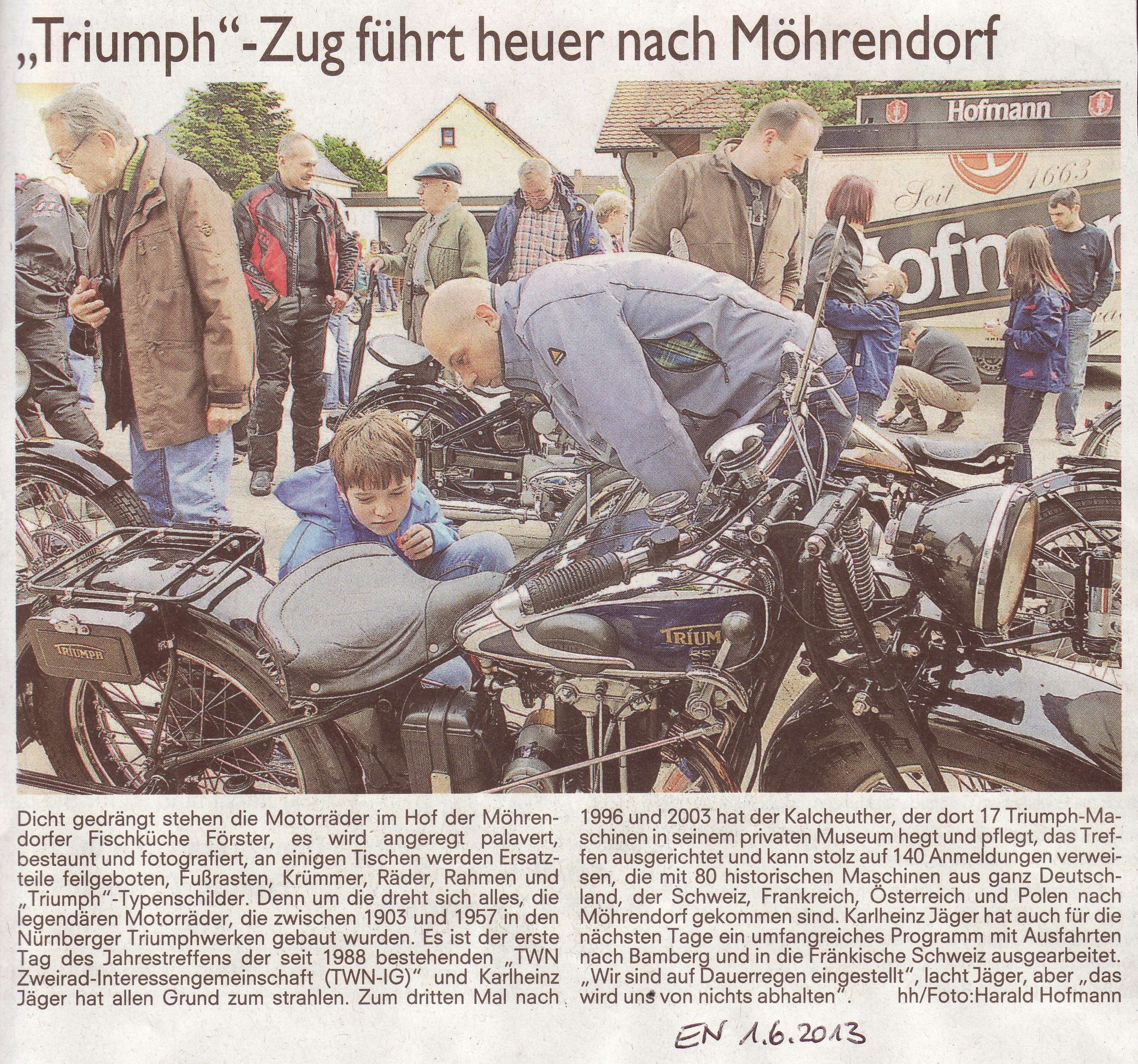 Erlanger Nachrichten 1. Juni 2013