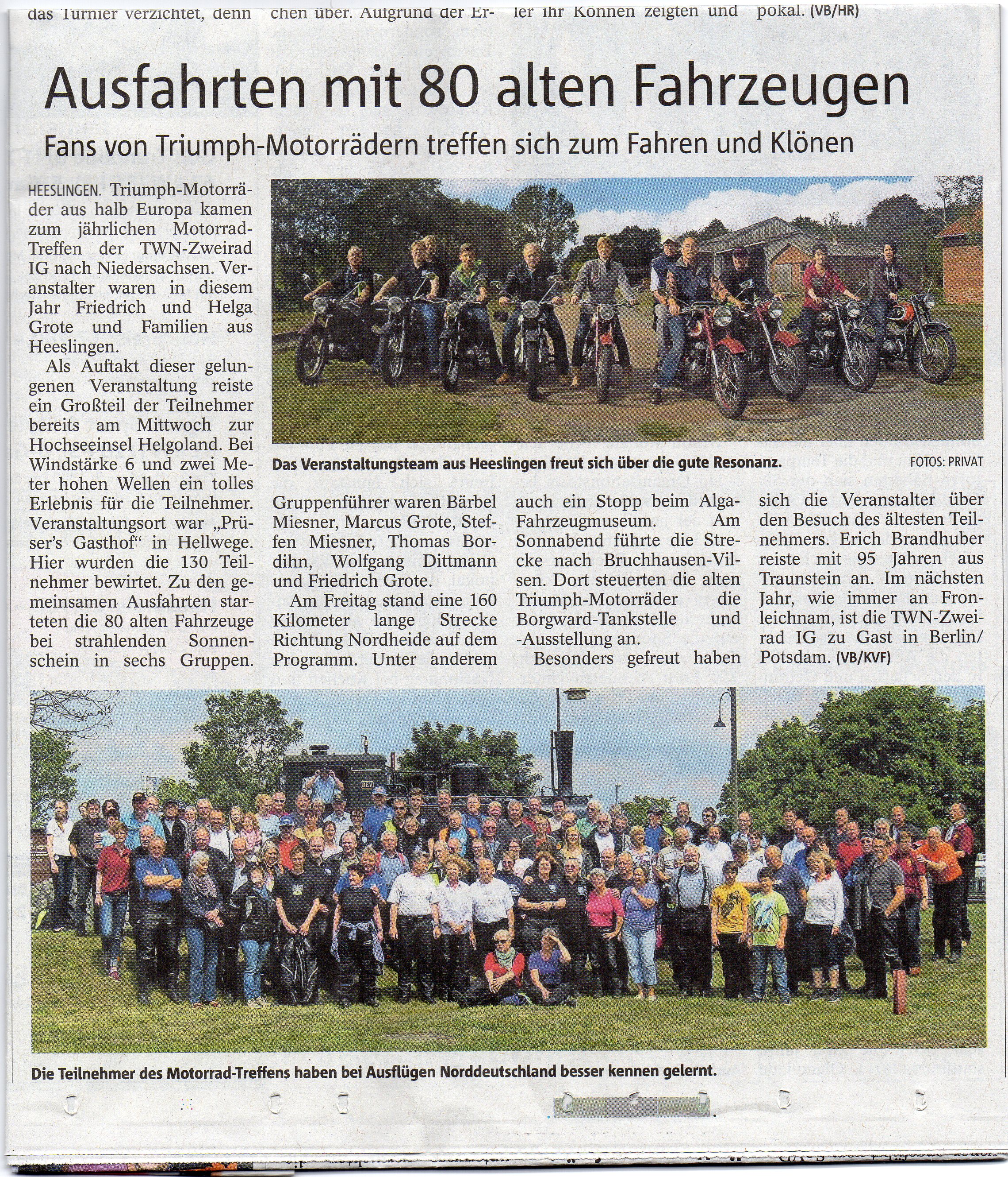 Zevener Zeitung Juni 2015